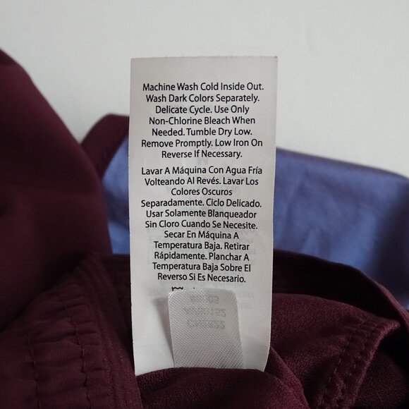 Avia Athletic Running Shorts Women Size M 8-10 Purple Red Polyester with Liner - Picture 7 of 7